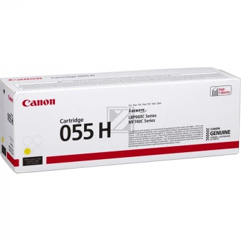 tonerio kasetė Canon CRG-055HY 5.9K puslapių Geltona