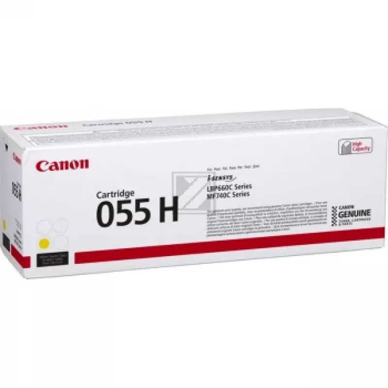 tonerio kasetė Canon CRG-055HY 5.9K puslapių Geltona