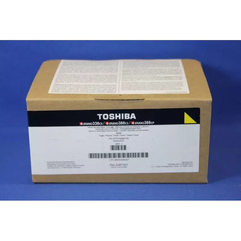 Toshiba 6B000000927/T-FC338EYR Toneris geltonas Return Program. 6K puslapių F