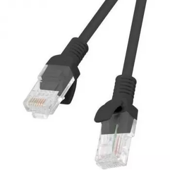 komutacinis kabelis LANBERG PCU5-20CC-0150-BK RJ45 Cat.5e 1,5 m juodas 10 vnt. pakuotėje