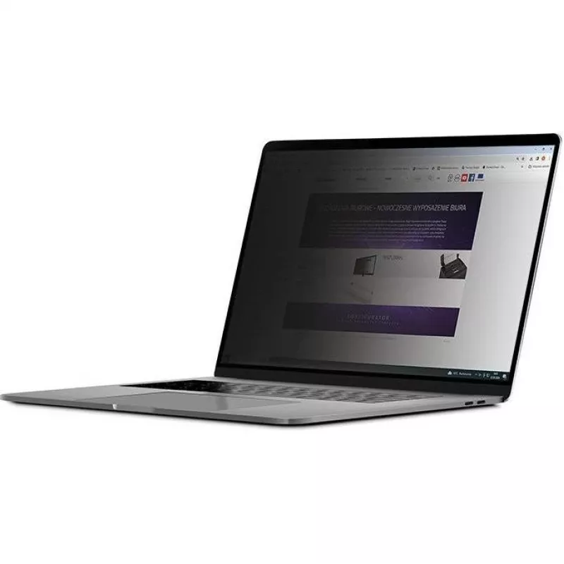 Qoltec GDPR privatumo filtras 14 colių 16:9 (12.20, 16:9), apsauginė plėvelė nešiojamam kompiuteriui