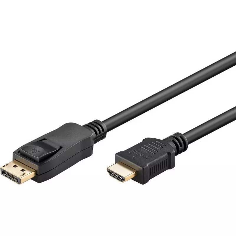 Goobay 3m, DisplayPort-į-HDMI™ adapterio laidas 1.4, 4K@30Hz, auksuoti kontaktai