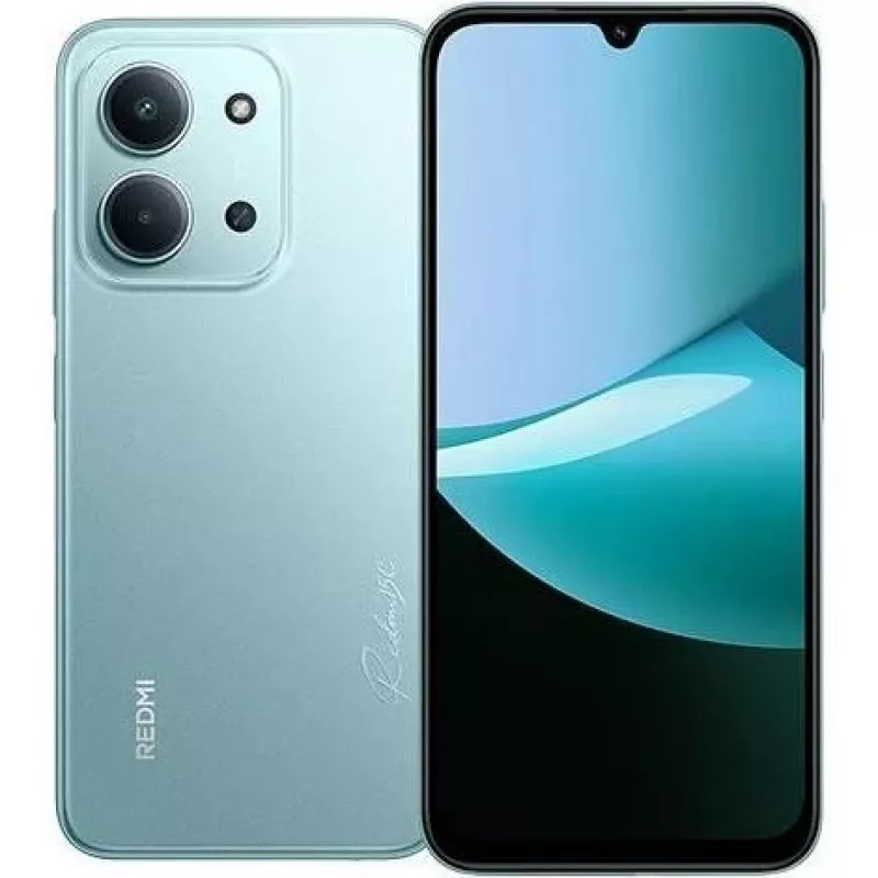 Išmanusis telefonas „Xiaomi Redmi 15C“ 6,9 colio, 4 GB RAM, 128 GB atminties, mėtų žalios spalvos, 6000 mAh, 50 MP galinė kamera, Helio G81-Ultra