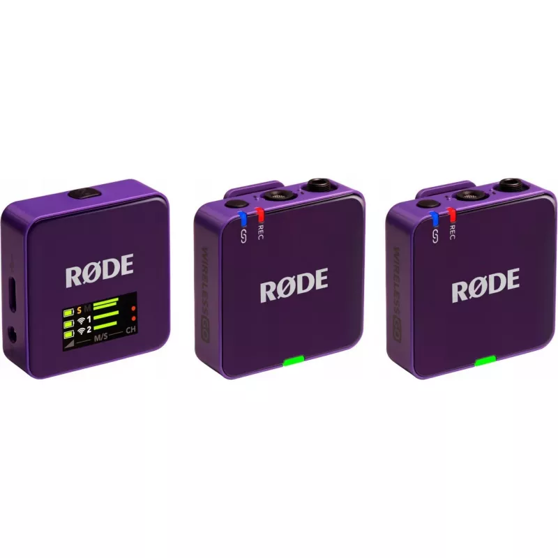 RØDE Wireless GO III Purple - belaidė mikrofonų sistema (purpurinė)