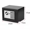 Extralink Home S-406 elektroninis seifas su kodu ir raktais