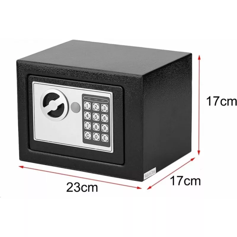 Extralink Home S-406 elektroninis seifas su kodu ir raktais