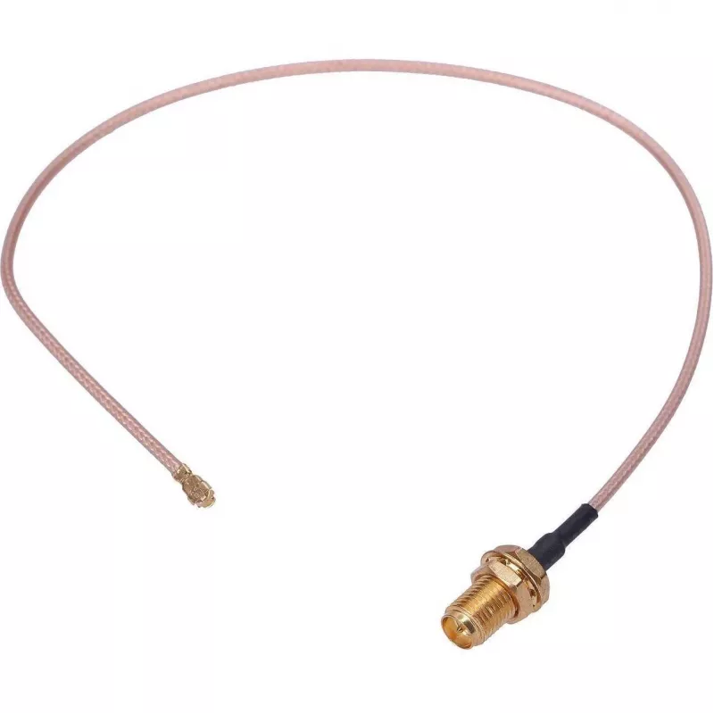 Koaksialinis kabelis Extralink U.FL į RP-SMA, 25 cm, mažų nuostolių
