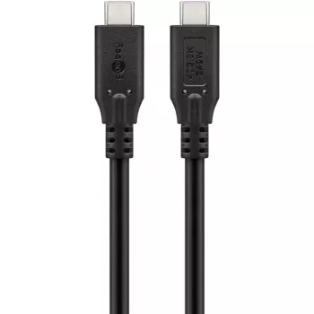 Goobay USB laidas-C, USB4, 240 W, 40 Gbit/s, Power Delivery, 0,5 m (0,50 m, USB 4.0, 240 W), USB laidas