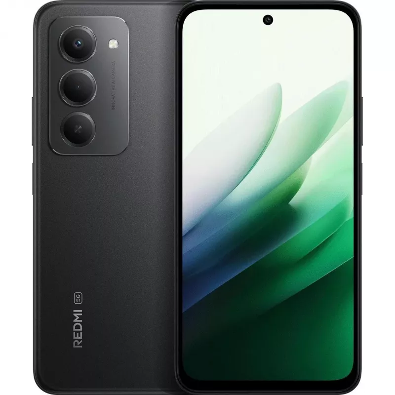 Xiaomi Redmi išmanusis telefonas 17,5 cm (6,9 inch) Hybrid Dual SIM Android 15 5G USB Type-C 4 GB 128 GB 7000 mAh Juoda
