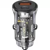Automobilinis pakrovėjas usams CC164CC01 30W su 1×USB-A ir 1×USB-C greitam įkrovimui