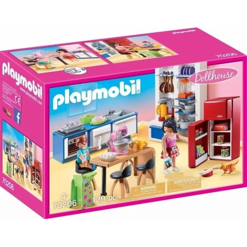 Veiksmo/Nuotykių žaidimų rinkinys Playmobil Lėlių namelis 70206