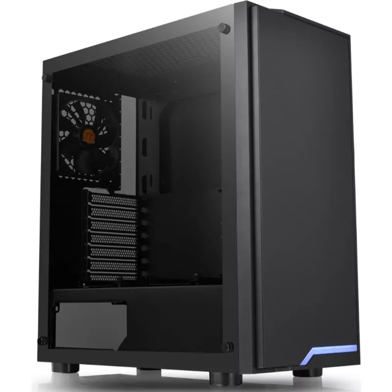 Thermaltake H100 TG MIDI Tower Juoda