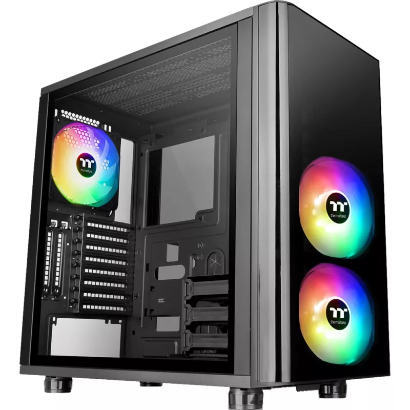 Thermaltake View 31 TG - ARGB Edition - MIDI Tower - ATX - be maitinimo bloko (PS/2) - juoda - USB/Audio