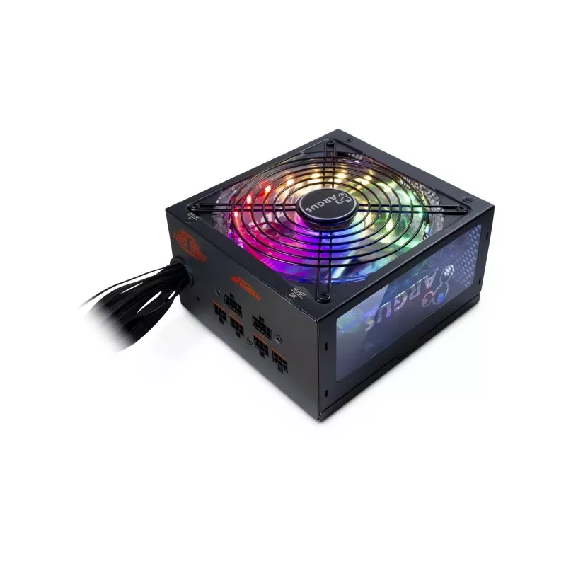 Inter-Tech Argus RGB-650W CM II maitinimo blokas 20+4 kontaktų ATX ATX juodas