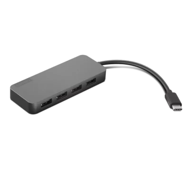 Lenovo GX90X21431 nešiojamojo kompiuterio dokas / prievadų daugintuvas USB 3.2 Gen 2 (3.1 Gen 2) Type-C juodos spalvos