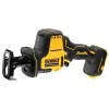 Akumuliatorinis siaurapjūklis DeWALT DCS369N-XJ, bešepetėlis variklis, belaidis, pjovimo gylis medienoje 9 cm, pliene 4 cm, 2800 smūgių/min., 1,43 kg