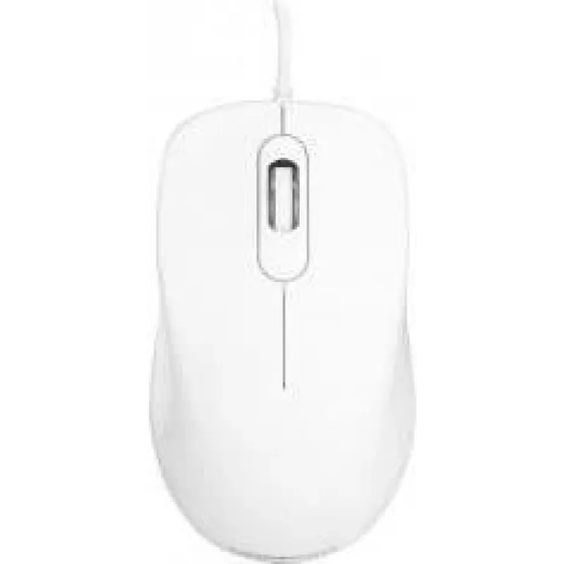 MODECOM M10 M-MC-0M10-200 Pelė (optinė, 1000 DPI, balta spalva) (M-MC-0M10-200)