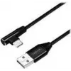 LogiLink CU0137 USB kabelis USB 2.0 0,3 m USB A į USB C juodas