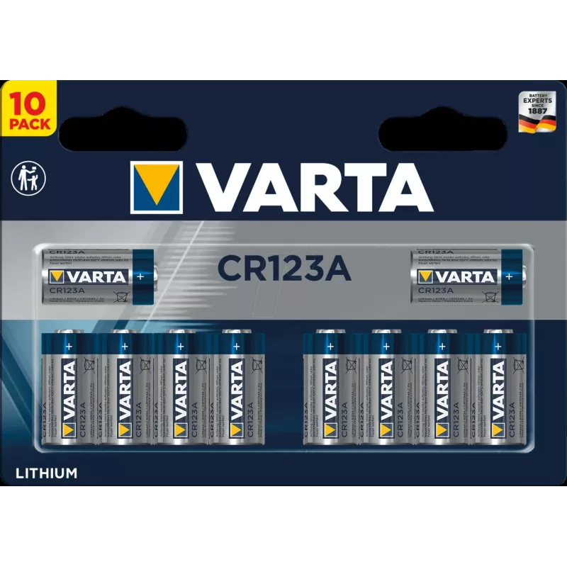 Baterija Varta 06205 CR123A Lithium 3 V 34,5 mm 16 g