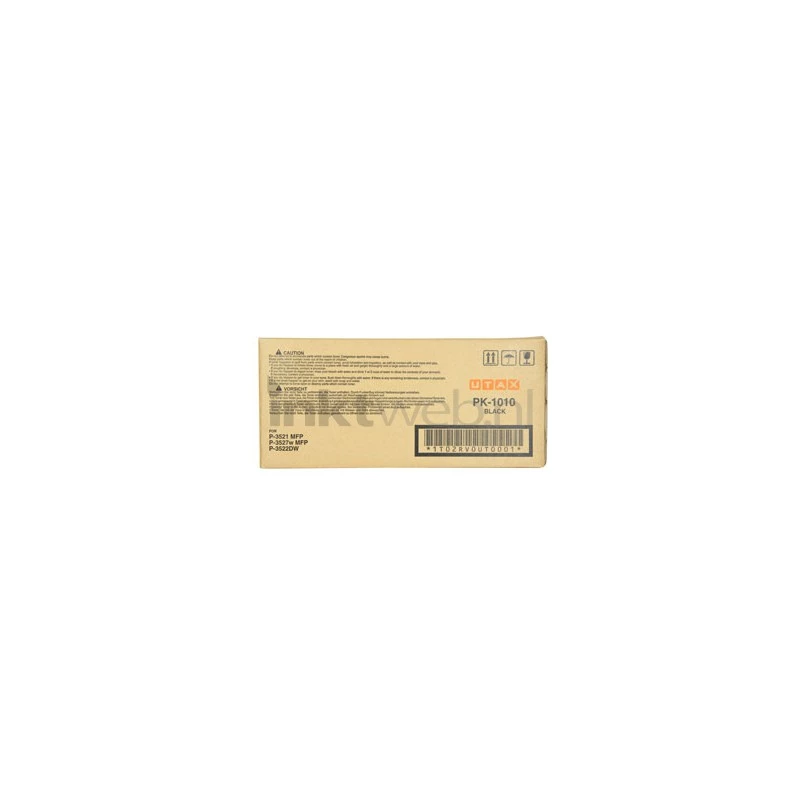 Utax 1T02RV0UT0/PK-1010 Tonerio rinkinys, 3K puslapių ISO/IEC 19752, skirtas TA P...