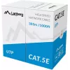 LANBERG tinklo kabelis U/UTP Cat5e LCU5-10CC-0305-S, 305 m, CCA laidininkas, 24 AWG, pilkas