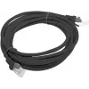 Jungiamasis kabelis UTP Lanberg PCU6-10CC-0300-BK (RJ45 - RJ45, 3 m, UTP, 6 kategorija, juoda spalva) (PCU6-10CC-0300-BK)