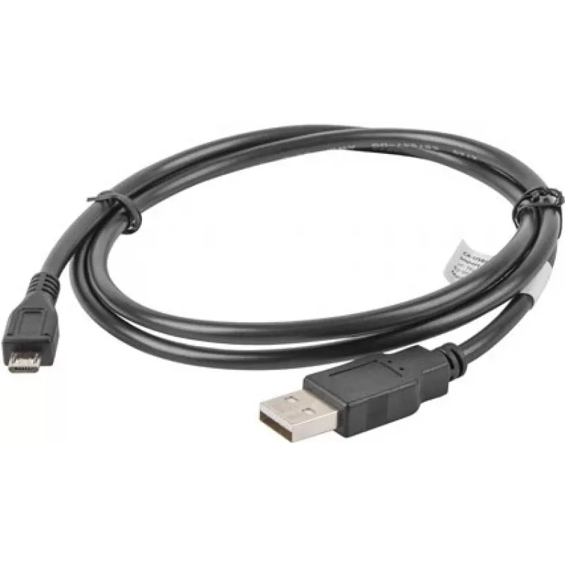 Lanberg CA-USBM-10CC-0010-BK USB laidas USB 2.0 1 m Micro-USB B USB A Juodas