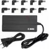 maitinimo adapteris IBOX IUZ90WA 90 W, įėjimas 100–240 V, išėjimas 4,5 A, reguliuojama įtampa, skirtas naudoti patalpoje, juodas