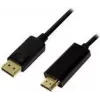 LogiLink CV0126 Vaizdo Kabelio Adapteris 1 M DisplayPort HDMI Tipas A (Stand