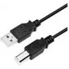 USB kabelis LogiLink CU0007B USB 2.0 2 m USB A USB B Juodas