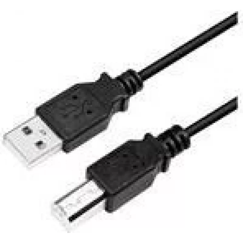 USB kabelis LogiLink CU0007B USB 2.0 2 m USB A USB B Juodas