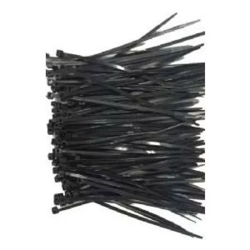 Kabelių raištis Gembird NYTFR-150X3.6 Nylon Juoda 100 vnt.
