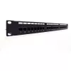 DIGITUS Professional DN-91624U - pataisų skydelis - RJ-45 X 24 - juoda, RAL 9005 - 1U (19 inch)