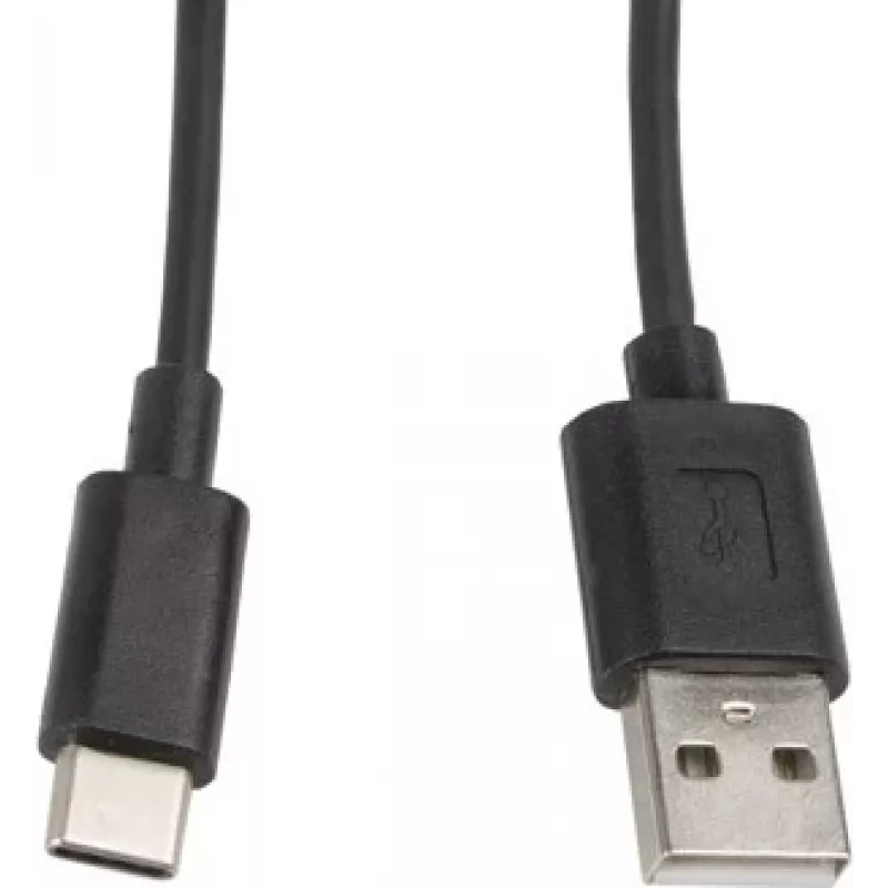 Laidas Lanberg CA-USBO-10CC-0010-BK (USB 2.0 kištukas - USB 2.0, USB, Type C kištukas, 1m, Juoda) (CA-USBO-10CC-0010-BK)