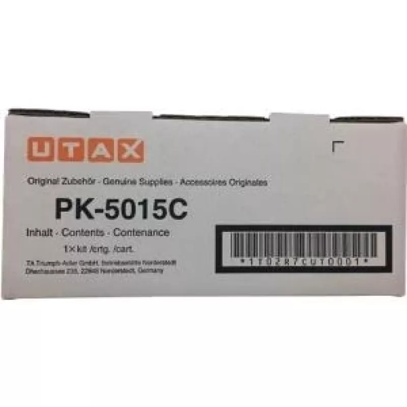 Utax 1T02R7CUT0/PK-5015C dažų rinkinys, žydra spalva. 3K puslapių ISO/IEC 19752, skirtas TA