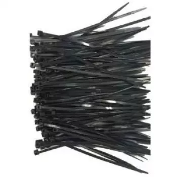 Kabelių raištis Gembird NYTFR-250X3.6 Nylon Juodas 100 vnt.