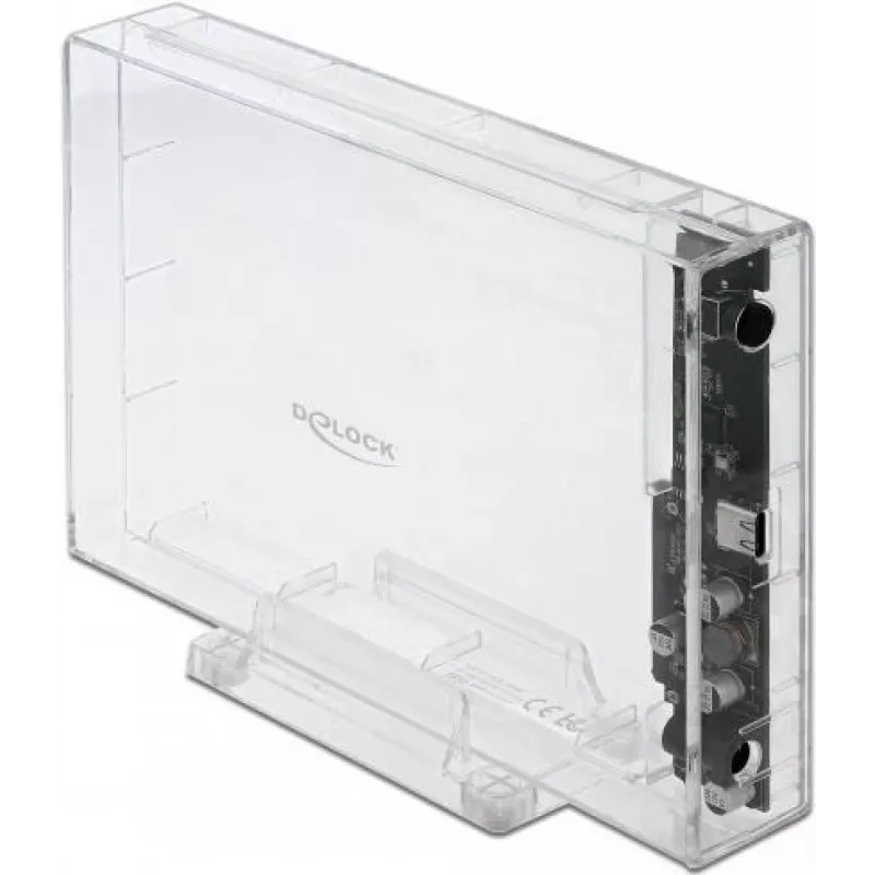 HDD/SSD dėklas DeLOCK 42623 skaidrus 2.5/3.5 colių