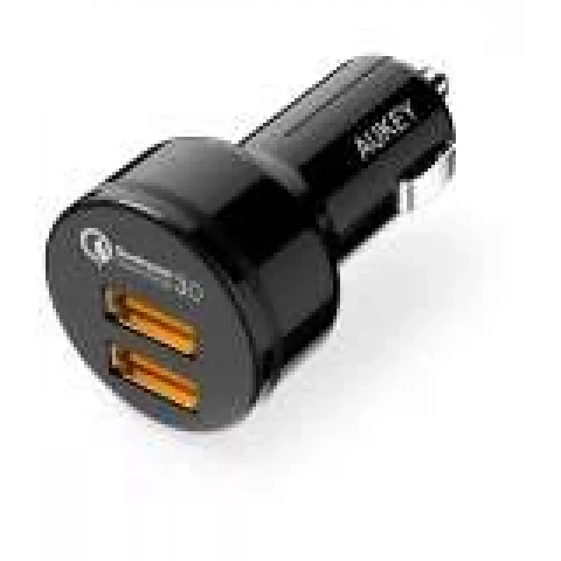 CC-T8 itin greitas automobilinis pakrovėjas 2xUSB 3.0 6A 36W + micro USB kabelis 1m