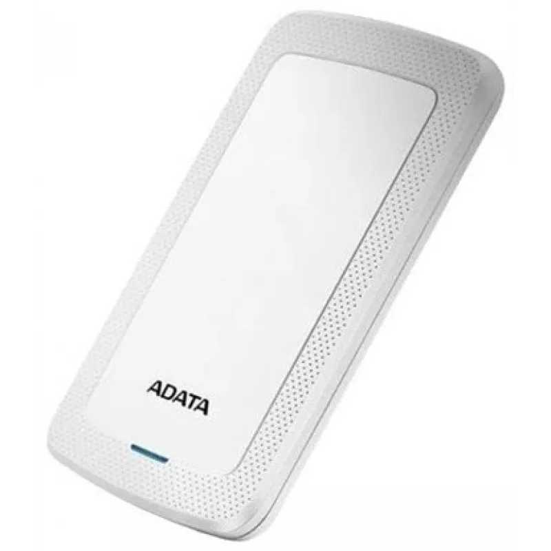 ADATA HV300 - kietasis diskas - 2 TB - išorinis (nešiojamas) - USB 3.1 - 256 bitų AES - balta