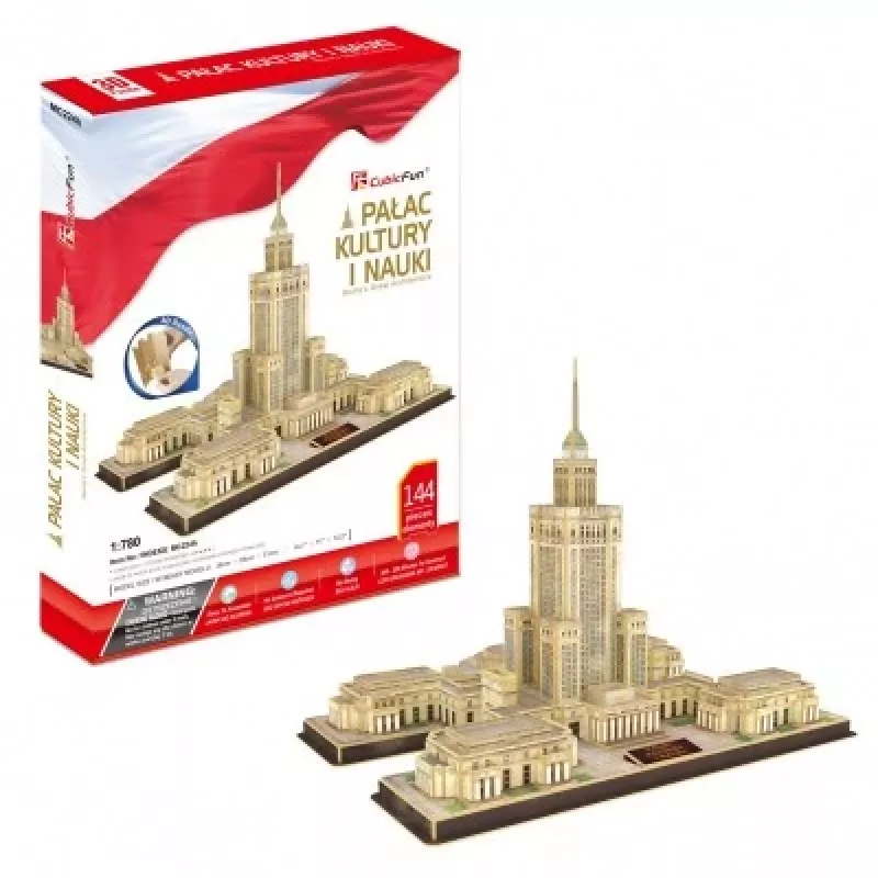 3D DĖLIONĖ Kultūros ir mokslo rūmai, 144 ELEMENTAI