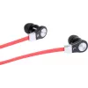 MAGICSOUND DS-2 - STEREO AUSINĖS SU MIKROFONU, JUODOS-RAUDONOS