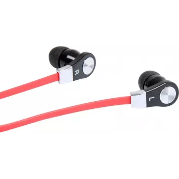 MAGICSOUND DS-2 - STEREO AUSINĖS SU MIKROFONU, JUODOS-RAUDONOS