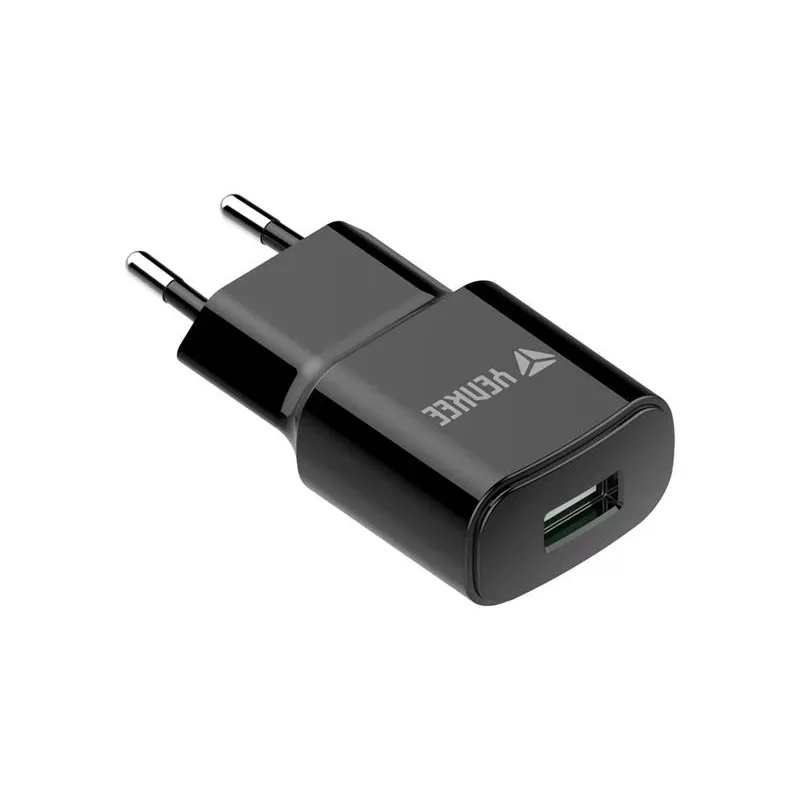 Tinklo USB-A įkroviklis YENKEE YAC 2013BK — 12 W, 2,4 A išvestis
