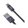 kabelis YENKEE YCU 301 BE USB a 2.0/USB C 1m Fialov