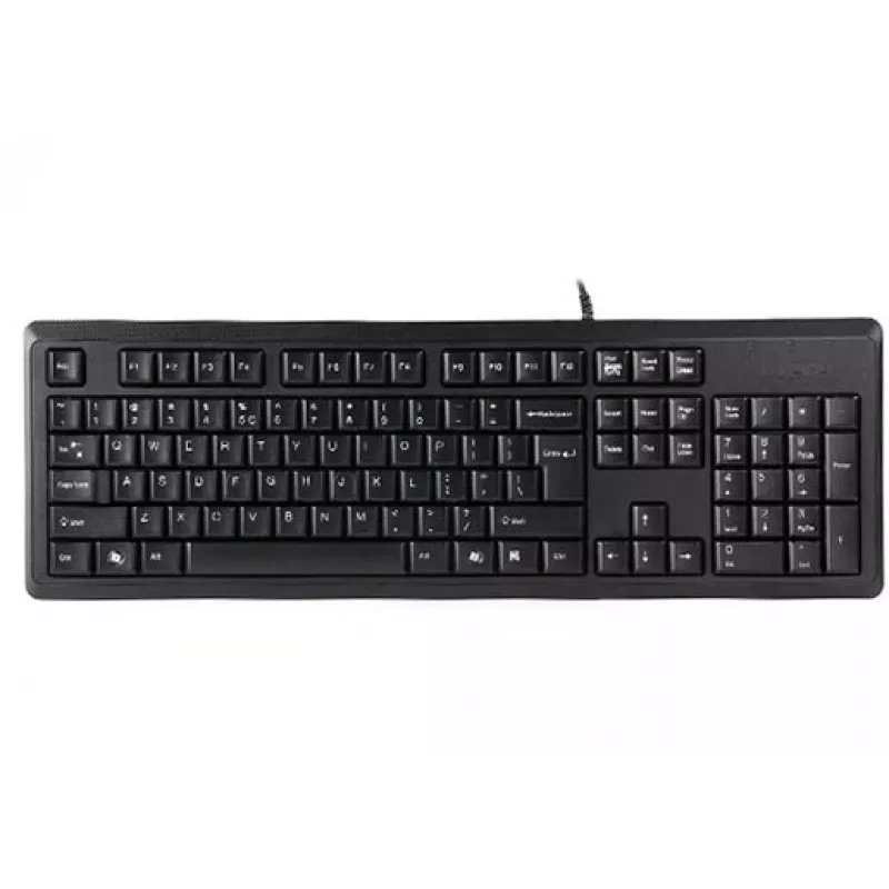 A4Tech KR-92 klaviatūra universali USB QWERTY anglų juoda