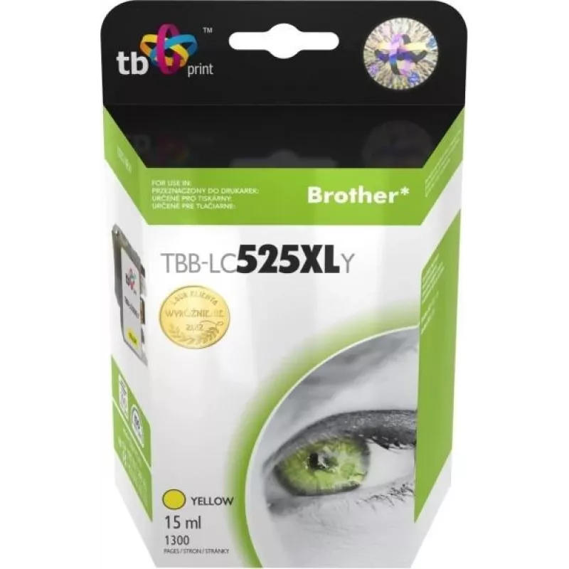 Rašalas Brother LC529/53 9 TBB-LC525XLY geltonas