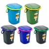 GreenBlue GB320BR 19L Nešiojamas stovyklavimo tualeto kibiras kelionėms festivaliams su rankena nuimama sėdyne - tamsiai mėlyna ir rožinė