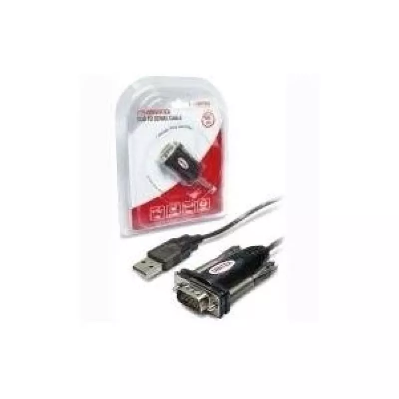 UNITEK Y-105 serial kabelis Juoda 1.5 m USB Typee-A DB-9