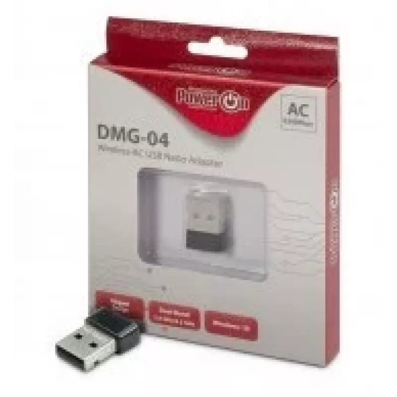 Inter-Tech tinklo adapteris USB 2.0 650 Mbps belaidis