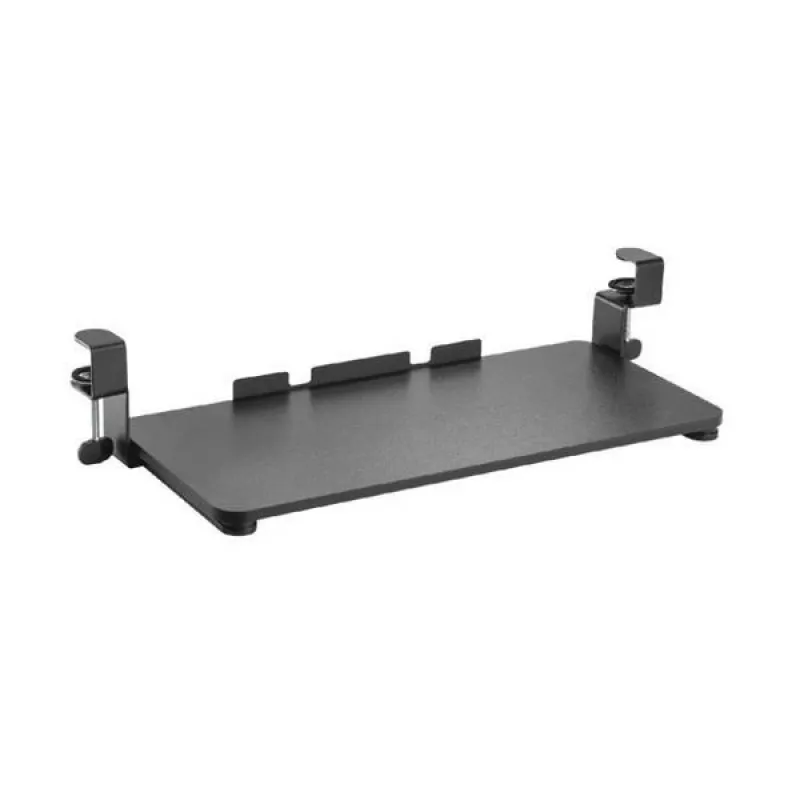 Maclean MC-839 slydimo platforma klaviatūrai | Po stalu esantis stalčius klaviatūrai ir pelei | Užspaudžiamas klaviatūros padėklas | Ergonomiškas darbo vietos sprendimas